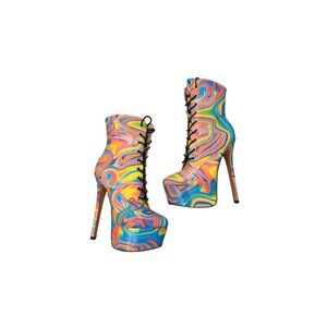 Colorful Women's Platform Boots